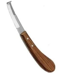 Hoof Knife Left Hand Wooden